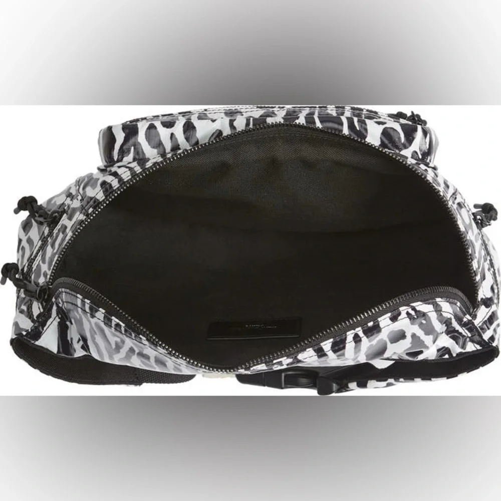 Saint Laurent Black and White Zebra Cosmetic Bag with Silver Accents - Picture 5 of 10